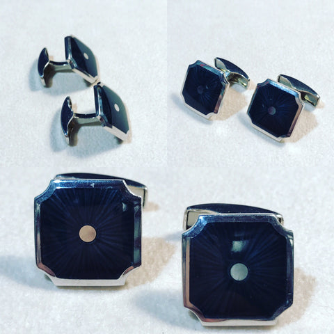 Cufflinks Antora " Square Mother of Pearl "