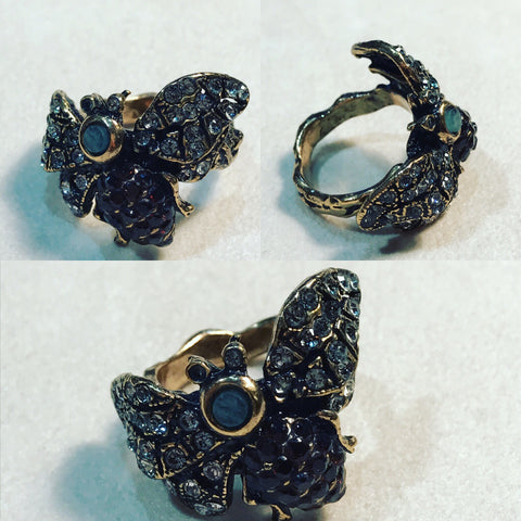 Ring in Bronze " The Fly "