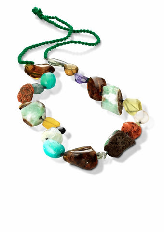 Amle' Necklace with Gemstones
