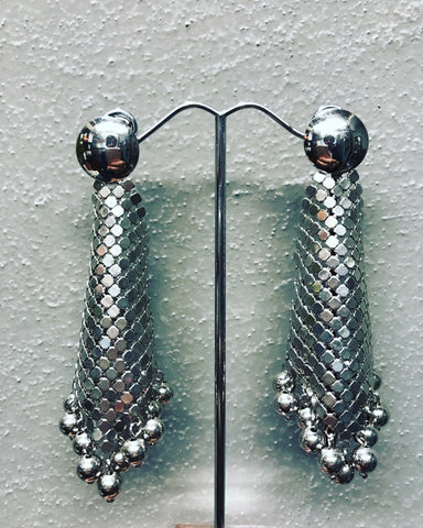 Pendant Earrings in Silver 925 " Balls of Silver "