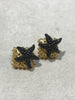 Earrings " Black Seastar "