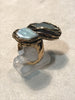 Contrarie' Ring with Quartz and Pearl ref. A98IV16