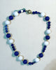 Lapis and White Onyx Necklace