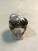 Ring in Bronze " Pearl and Quartz " ref. A88FX15