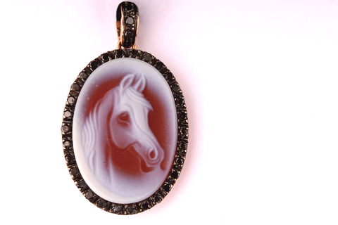 Cameo with Horse