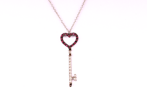 " The Key of the Heart " in Rubys and Diamonds